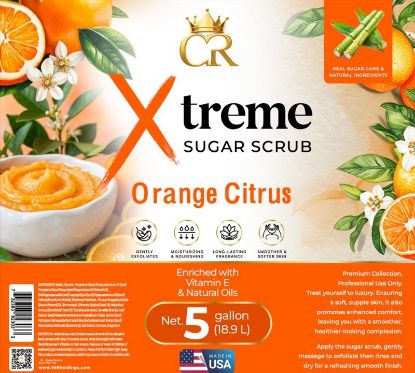 Picture of CROWN XTREME SUGAR SCRUB 5 GALLONS BUCKET ORANGE CITRUS