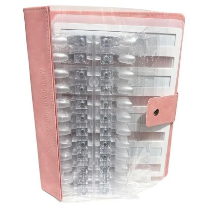 Picture of MAGNETIC NAIL POLISH GLUE COLOR CHART 192 PCS PINK CR-159