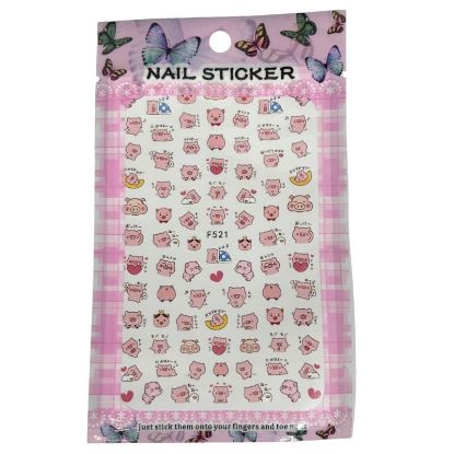 Picture of CUTE PIG STICKER F521