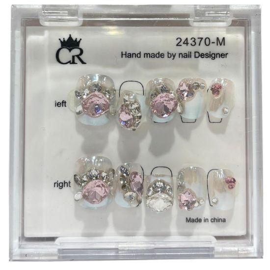 Picture of CROWN HAND PAINTED PRESS-ON NAILS - STYLE 24370