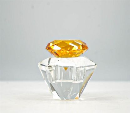 Picture of DIAMOND JAR WITH ORANGE TOP CR-14