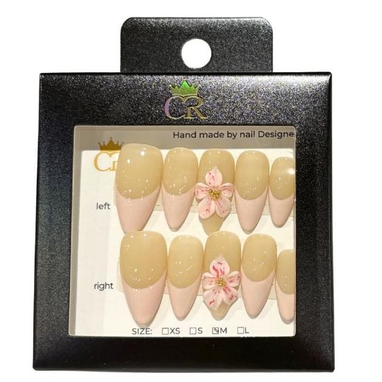 Picture of CROWN HAND PAINTED PRESS-ON NAILS STYLE DX3208