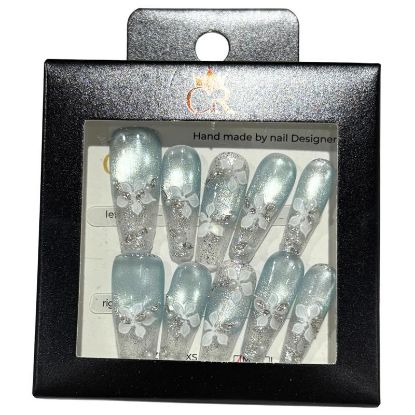 Picture of CROWN HAND PAINTED PRESS-ON NAILS STYLE 29549