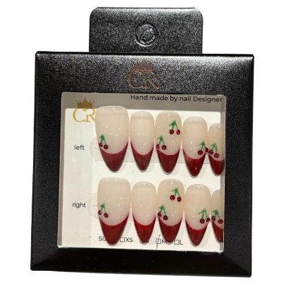 Picture of CROWN HAND PAINTED PRESS-ON NAILS STYLE DX1907