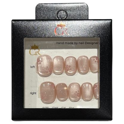 Picture of CROWN HAND PAINTED PRESS-ON NAILS STYLE 241091