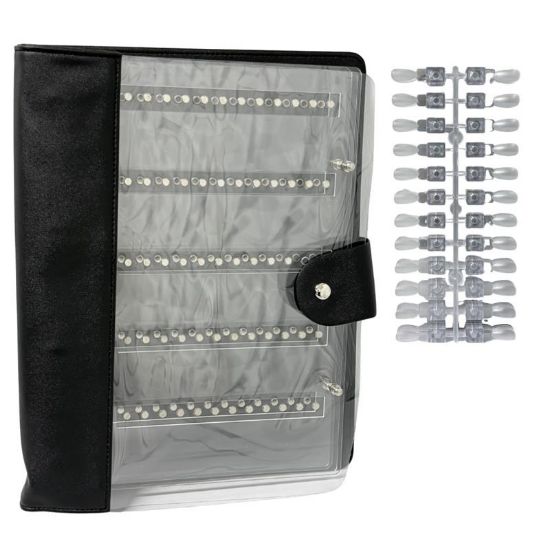 Picture of MAGNETIC NAIL POLISH GLUE COLOR CHART 120 PCS BLACK JJAC-25010