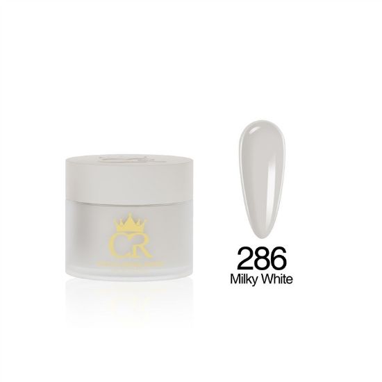 Picture of CROWN HEMA & TPO FREE DIP & ACRYLIC POWDER 286 MILKY WHITE