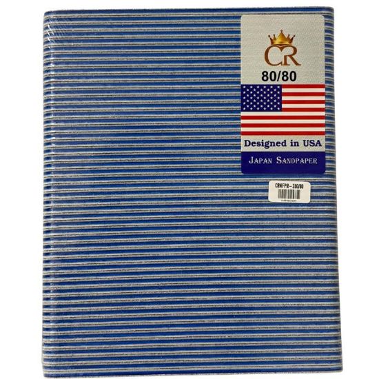 Picture of CROWN NAIL FILES PREMIUM REGULAR - ZEBRA 80/80