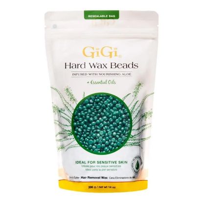 Picture of GIGI HARD WAX BEADS 14OZ - ALOE