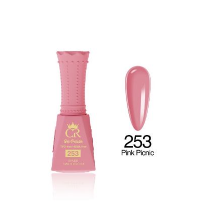 Picture of CROWN HEMA & TPO FREE GEL 253 PINK PICNIC