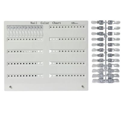 Picture of MAGNETIC COLOR DISPLAY CHART 120 PCS WHITE JJAC-25016