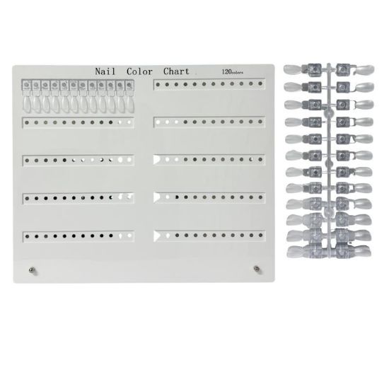 Picture of MAGNETIC COLOR DISPLAY CHART 120 PCS WHITE JJAC-25016