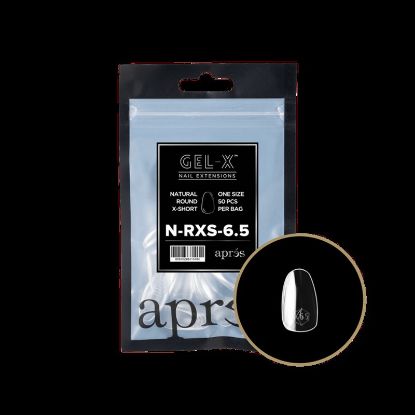 Picture of APRES GEL-X® NATURAL ROUND EXTRA SHORT REFILL BAG -6.5