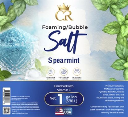 Picture of CROWN FOAMING BUBBLE SALT 1 GALLON SPEARMINT