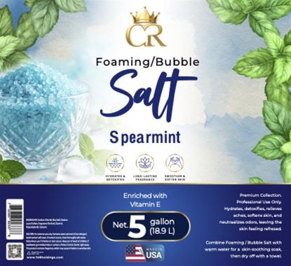 Picture of CROWN FOAMING BUBBLE SALT 5 GALLONS BUCKET SPEARMINT