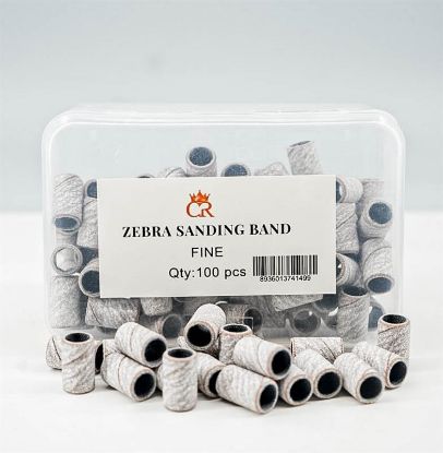 Picture of CROWN ZEBRA SANDING BAND FINE 100 PCS CN