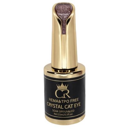 Picture of CROWN CRYSTAL CAT EYE GEL 027 - HEMA FREE & TPO FREE