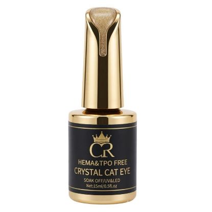 Picture of CROWN CRYSTAL CAT EYE GEL 018 - HEMA FREE & TPO FREE