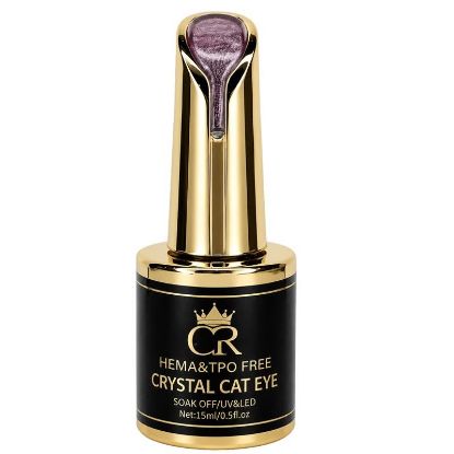 Picture of CROWN CRYSTAL CAT EYE GEL 010 - HEMA FREE & TPO FREE