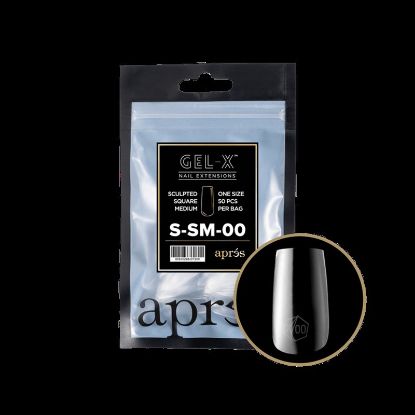 Picture of APRES GEL-X® SCULPTED SQUARE MEDIUM REFILL BAG -00