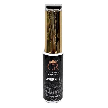Picture of CROWN LINER GEL NAIL ART 23 BLACK