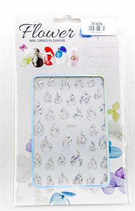 Picture of FLOWER SILVER FLAME STICKER XF3279