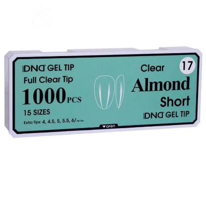 Picture of DND SOFT GEL TIPS - ALMOND SHORT - 1000PCS #17