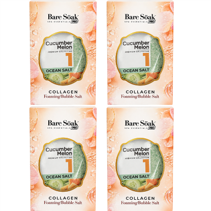 Picture of BARE SOAK COLLAGEN FOAMING 4 STEPS CUCUMBER MELON CASE - 50 PCS