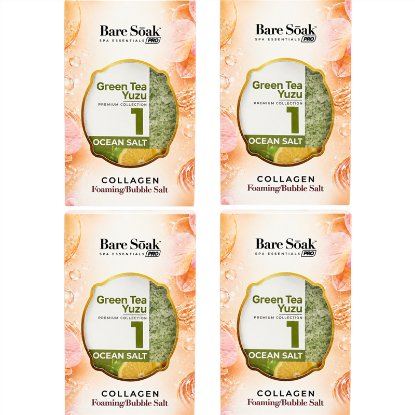 Picture of BARE SOAK COLLAGEN FOAMING 4 STEPS GREEN TEA YUZU CASE - 50 PCS