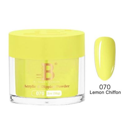 Picture of BILLIONAIRE IMPERIAL COLLECTION ACRYLIC & DIPPING POWDER IC-070 LEMON CHIFFON