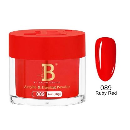Picture of BILLIONAIRE IMPERIAL COLLECTION ACRYLIC & DIPPING POWDER IC-089 RUBY RED