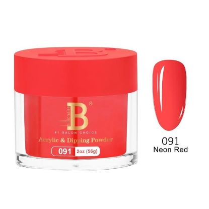 Picture of BILLIONAIRE IMPERIAL COLLECTION ACRYLIC & DIPPING POWDER IC-091 NEON RED