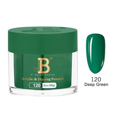 Picture of BILLIONAIRE IMPERIAL COLLECTION ACRYLIC & DIPPING POWDER IC-120 DEEP GREEN