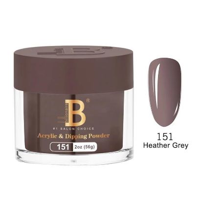 Picture of BILLIONAIRE IMPERIAL COLLECTION ACRYLIC & DIPPING POWDER IC-151 HEATHER GREY