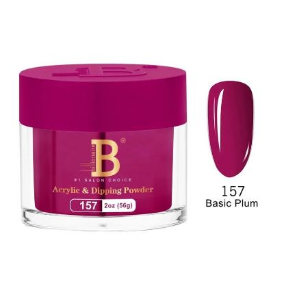Picture of BILLIONAIRE IMPERIAL COLLECTION ACRYLIC & DIPPING POWDER IC-157 BASIC PLUM