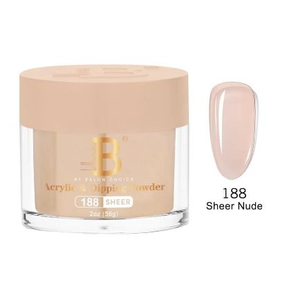 Picture of BILLIONAIRE IMPERIAL COLLECTION ACRYLIC & DIPPING POWDER IC-188 SHEER NUDE