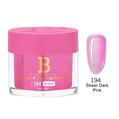 Picture of BILLIONAIRE IMPERIAL COLLECTION ACRYLIC & DIPPING POWDER IC-194 SHEER DARK PINK