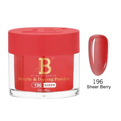 Picture of BILLIONAIRE IMPERIAL COLLECTION ACRYLIC & DIPPING POWDER IC-196 SHEER BERRY