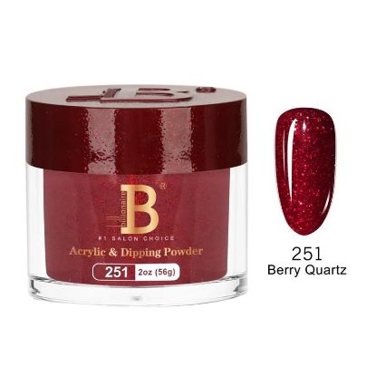 Picture of BILLIONAIRE IMPERIAL COLLECTION ACRYLIC & DIPPING POWDER IC-251 BERRY QUARTZ