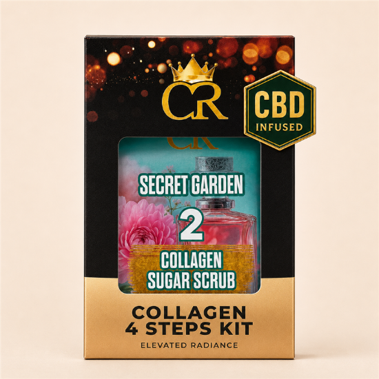 Picture of CROWN CBD COLLAGEN 4 STEPS SECRET GARDEN SINGLE