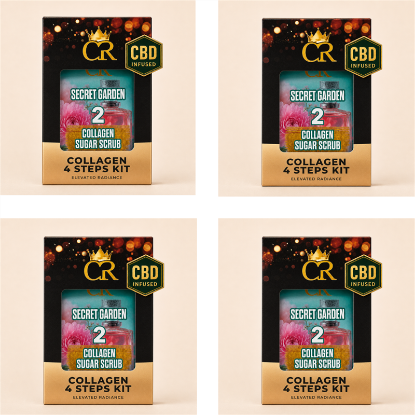 Picture of CROWN CBD COLLAGEN 4 STEPS SECRET GARDEN CASE - 50 PCS