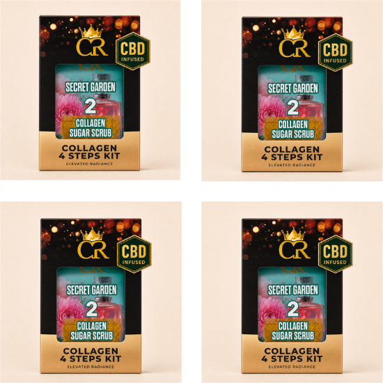 Picture of CROWN CBD COLLAGEN 4 STEPS SECRET GARDEN CASE - 50 PCS