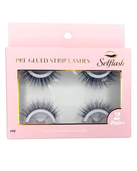 Picture of SELFLASH PRE GLUED STRIP LASHES Z112