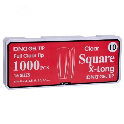 Picture of DND SOFT GEL TIPS - SQUARE X-LONG - 1000PCS #10