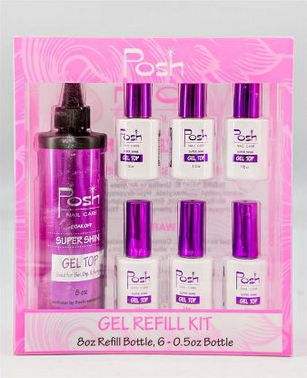 Picture of POSH GEL TOP 8OZ REFILL COMBO