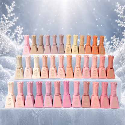 Picture of CROWN FULL COLLECTION HEMA & TPO FREE GEL SET 36 COLORS - NUDE