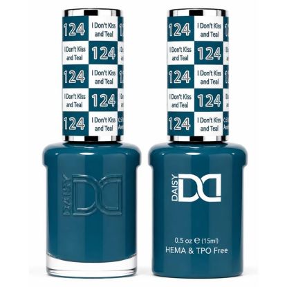 Picture of DND HEMA & TPO FREE DUO 124 - I DON'T KISS AND TEAL