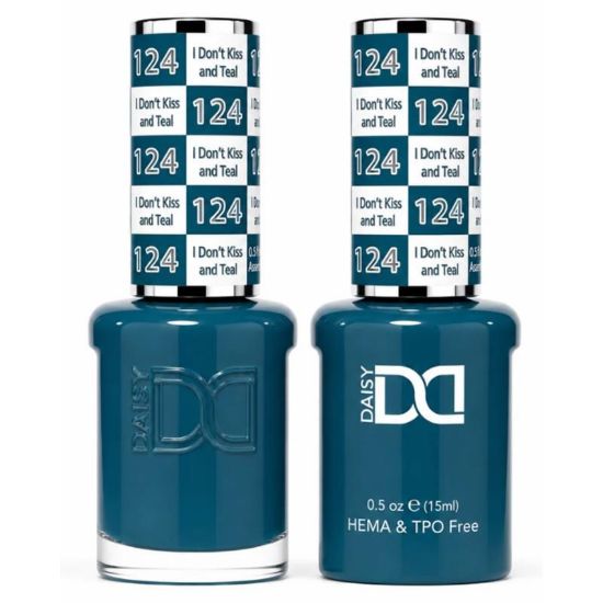 Picture of DND HEMA & TPO FREE DUO 124 - I DON'T KISS AND TEAL