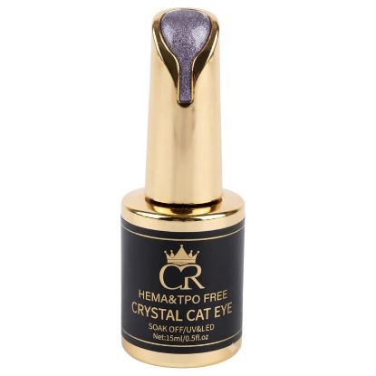 Picture of CROWN CRYSTAL CAT EYE GEL 015 - HEMA FREE & TPO FREE