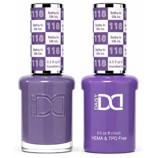 Picture of DND HEMA & TPO FREE DUO 118 - BATHE IN SILK IRIS